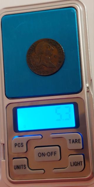 Moneda cobre Carlos III,Numismatica.