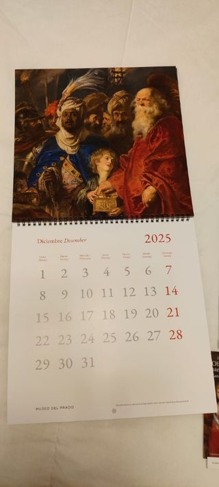 Calendarios y marcapáginas Museo Prado