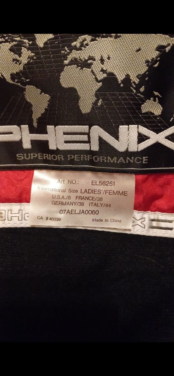 Giacca da sci phenix taglia 44 con capuccio 