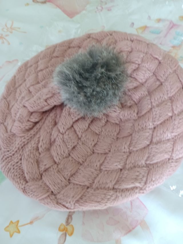 Boina gorro niña