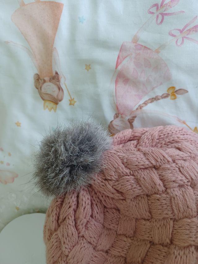 Boina gorro niña