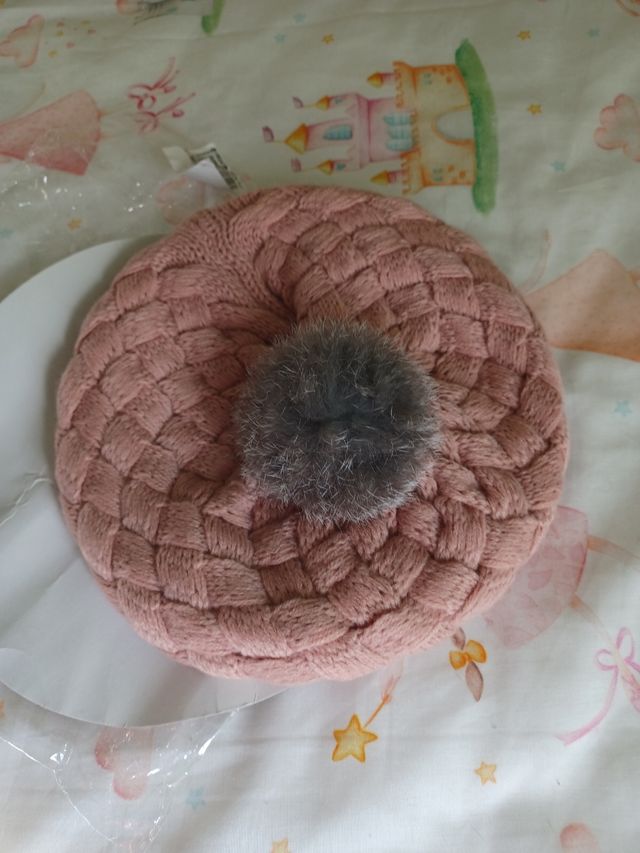 Boina gorro niña