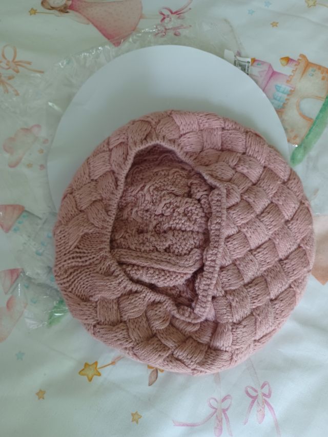Boina gorro niña