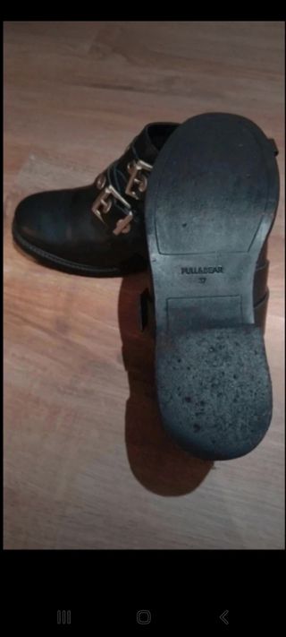 Botines piel hebillas