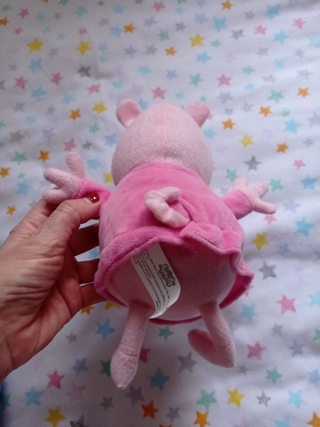 Peppa pig peluche luz