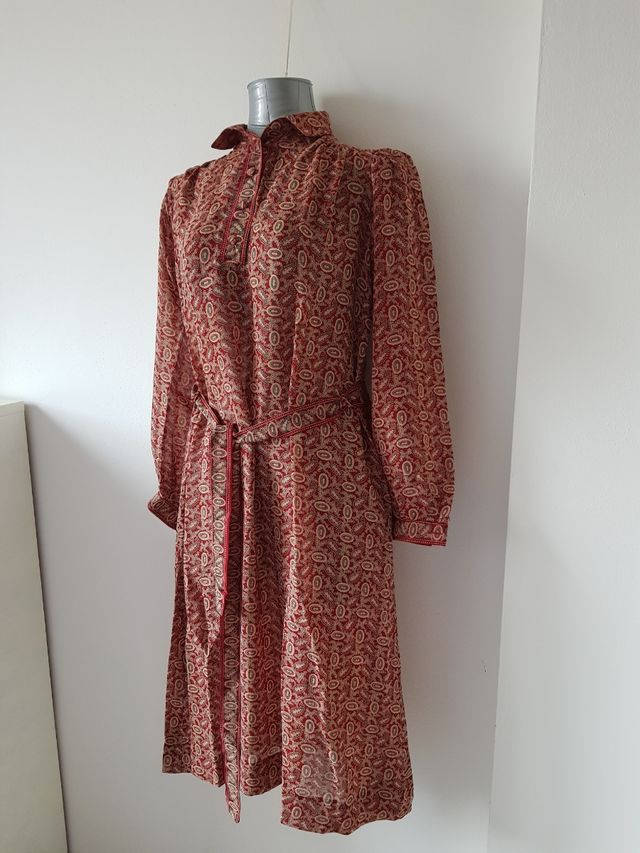 Caftano bordeaux fantasia