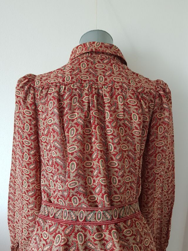 Caftano bordeaux fantasia