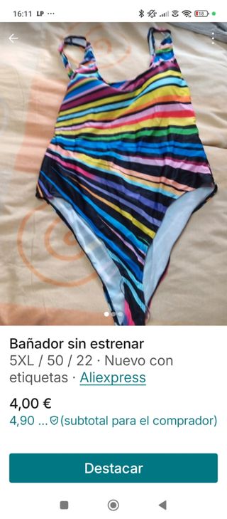 Bañador sin estrenar