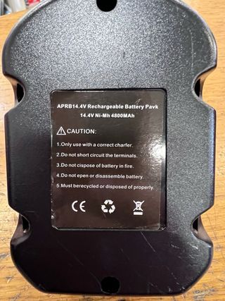 Bateria Ryobi 14.4V 4800MAh  NOVO