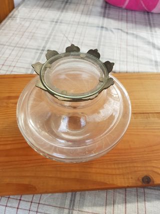 Lámpara de bronce antigua