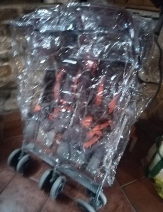 Carrito gemelar ligero
