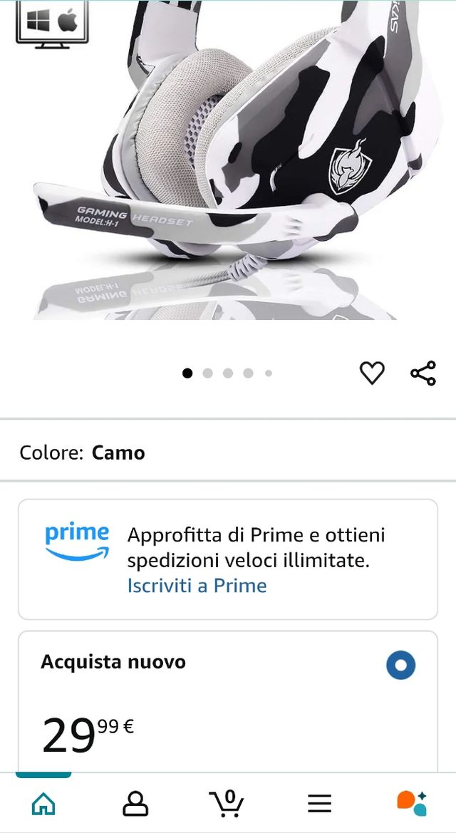 Cuffie head set da gaming Phoinikas multiplatform