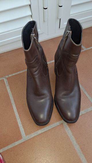 Botines marrones Uterque 