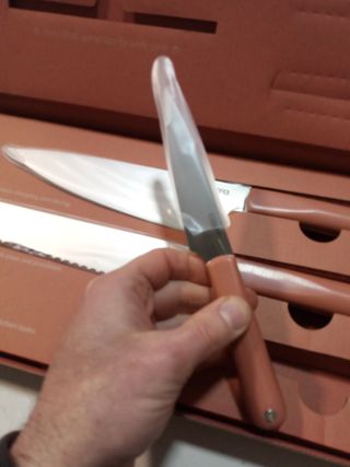 Set di coltelli 3 pezzi acciaio inox per pane