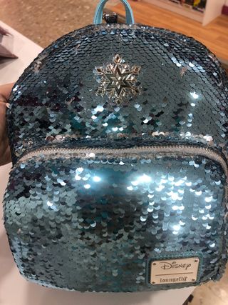 Mochila lentejuelas Frozen 25 cm