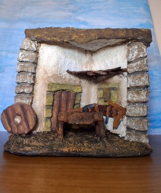 Carpintería artesanal para portal Belén de Navidad