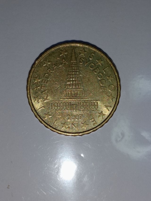 0,10 céntimos Eslovenia 2007