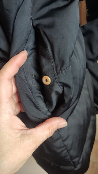 Abrigo de plumas 