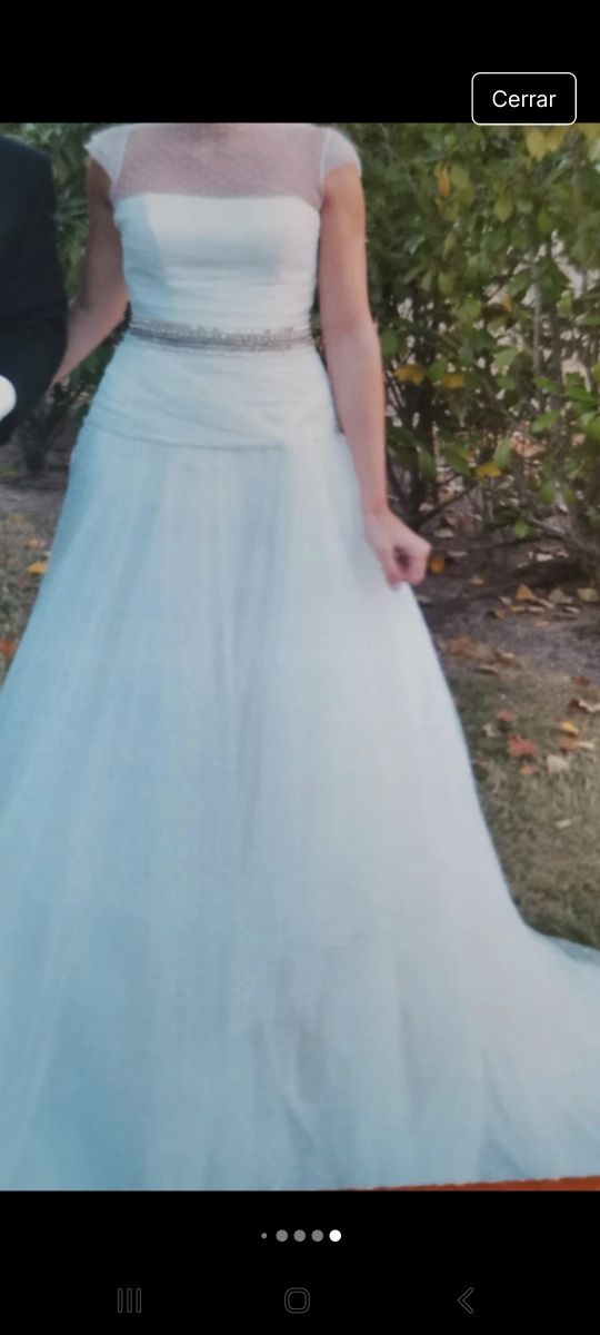 Vestido de novia romántico