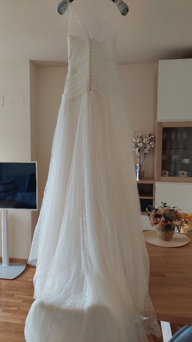 Vestido de novia romántico