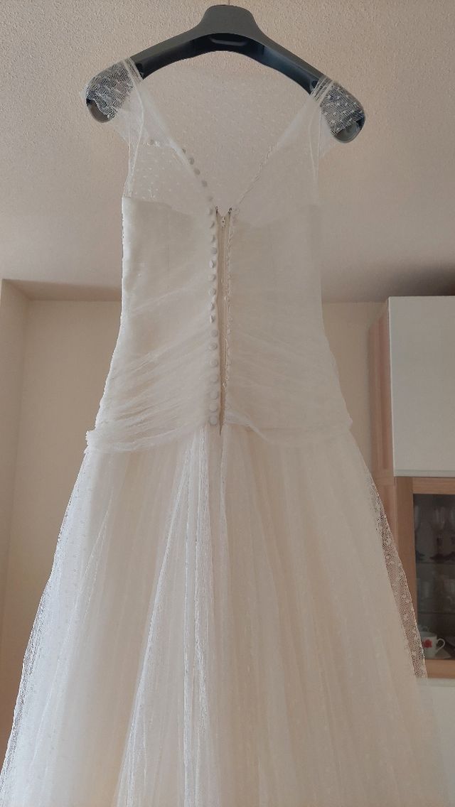 Vestido de novia romántico