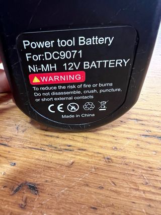 Bateria DeWalt DC9071 12V 9800mAh  NOVO