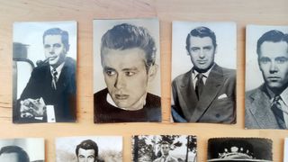 Postales felicitación años 50 - actores Hollywood