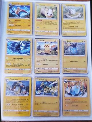 Cartas Pokemon, verdaderas. TM