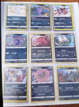 Cartas Pokemon, verdaderas. TM