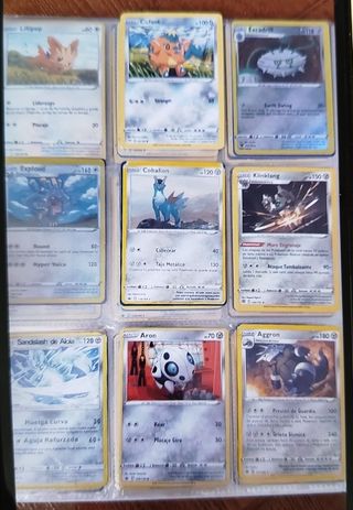 Cartas Pokemon, verdaderas. TM