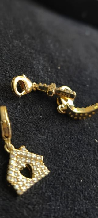 Colgantes de plata s925 dorados