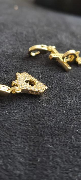 Colgantes de plata s925 dorados