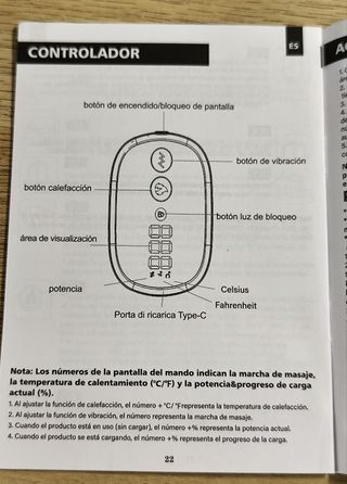 Almohadilla Eléctrica Para La espalda