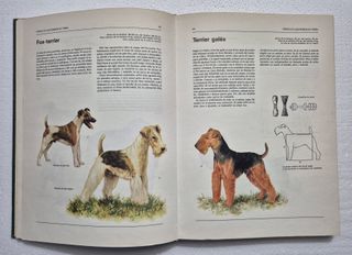 Atlas ilustrado de animales domésticos.