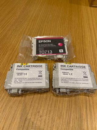 Cartuchos epson t0713 original y compatibles