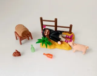 Aldeano borracho Belén Playmobil