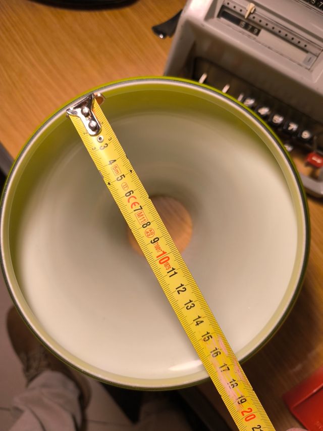 Pantalla opalina verde