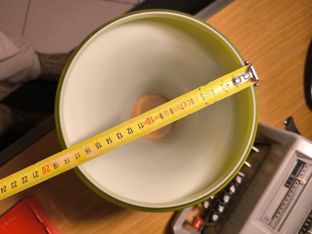 Pantalla opalina verde