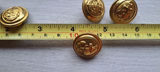 Botones antiguos marineros