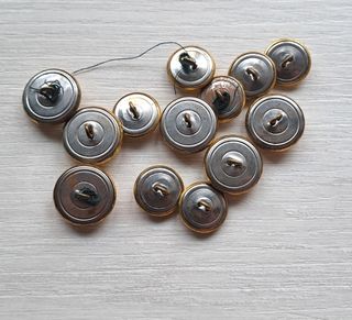 Botones antiguos marineros