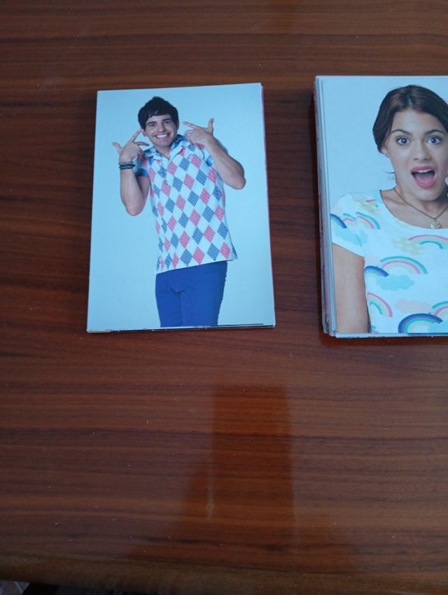 Un álbum de cromos.