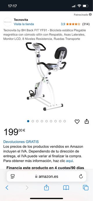 Bicicleta Estática