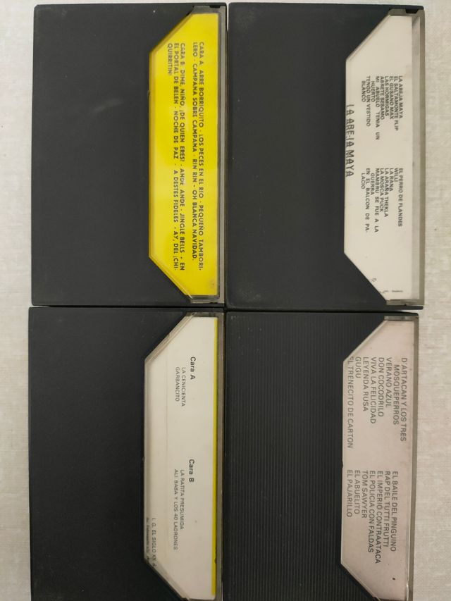 Lote cassettes 