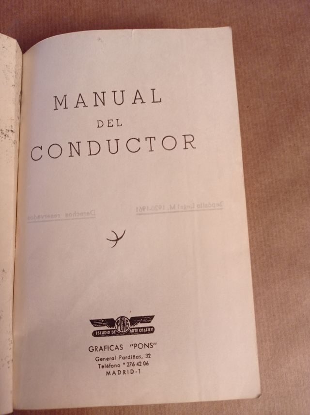 3x2 en libros. Manual del conductor.