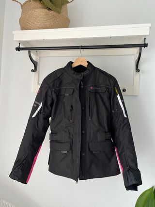 Chaqueta para moto Quarter Mile negra