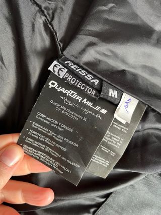 Chaqueta para moto Quarter Mile negra