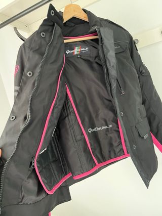 Chaqueta para moto Quarter Mile negra