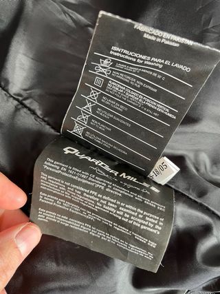 Chaqueta para moto Quarter Mile negra