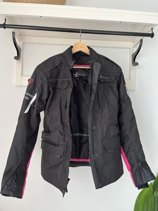 Chaqueta para moto Quarter Mile negra