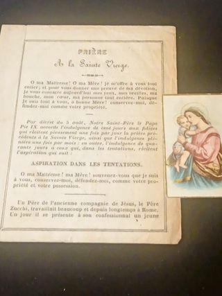 Cuadro, Postal de VIRGEN